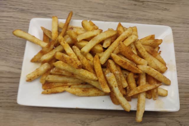 Masala fries at Littleover Lodge Restaurant Derby
